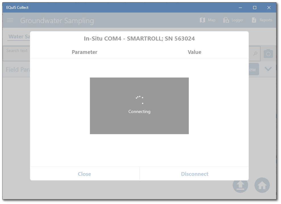 Col-Mobile-Logger_Connecting