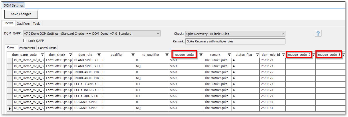 DQM_Reason_Code_Column