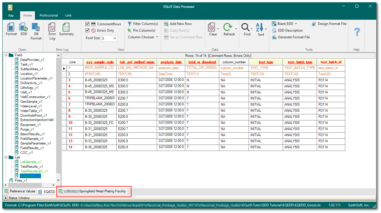 Save dialog used for saving an .mdb file package