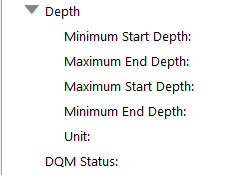 Analytical Results II Sample Depth